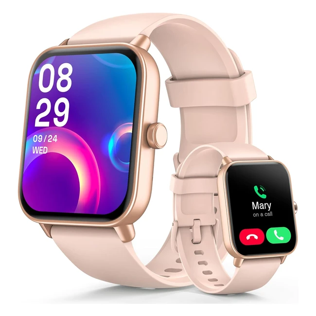 Smart Watch Fitpolo 2023 Alexa Built-in 100 Sport Modes IP68 Waterproof Fitness Tracker Heart Rate Sleep Monitor Step Counter for iOS Android