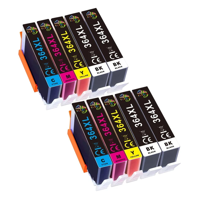 Cartucce HP 364 XL compatibili per HP Photosmart 5510 5520 6510 6520 7510 7520 - Confezione da 10pk