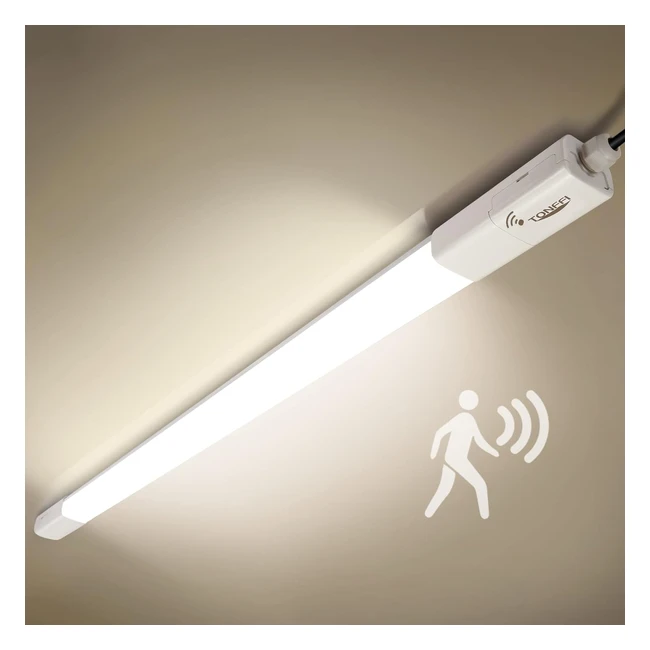 Lampe LED Tube Neon 36W 115cm avec Detecteur de Mouvement IP65 Tanche - Tonffi