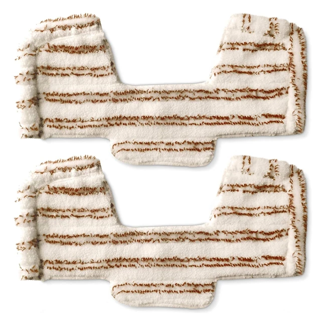 Polti Ersatz-Mopp-Set für Parkett mit Stoßfänger für Unico - 2 Mopps