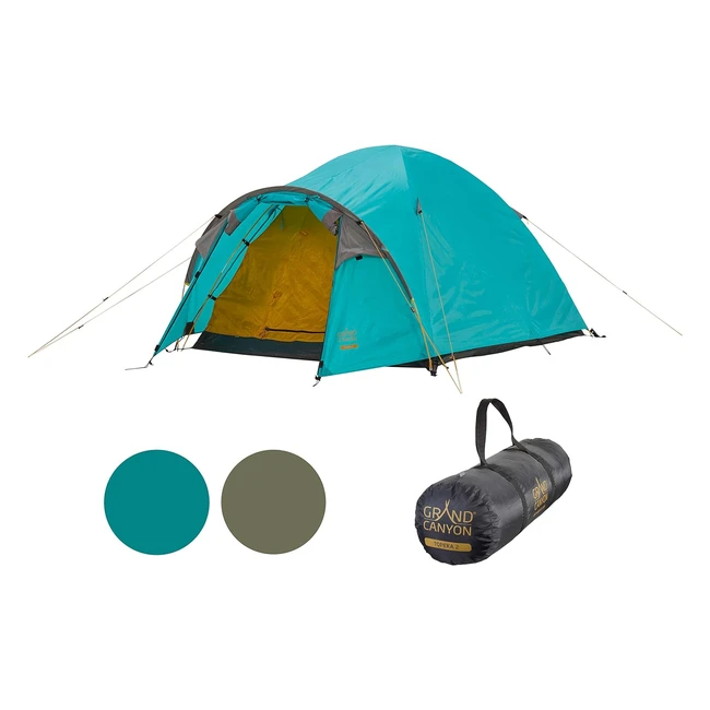 Grand Canyon Topeka 2 Kuppelzelt Ultraleicht Wasserdicht Platz Ventilation Trekking Camping Outdoor