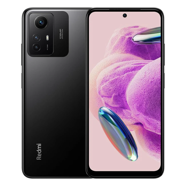 Smartphone Xiaomi Redmi Note 12s 6GB 128GB 643 Negro Nix - Pantalla AMOLED 90Hz - Procesador MediaTek Helio G96 - Batería 5000mAh - Carga Rápida 33W