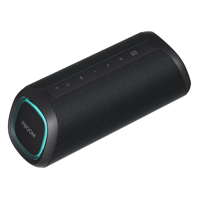 LG XBoom Go DXG7 Tragbarer Bluetooth-Lautsprecher 40 Watt Google Assistant Siri Schwarz