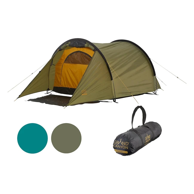 Grand Canyon Robson 2 Tunnelzelt wasserdicht 2 Personen
