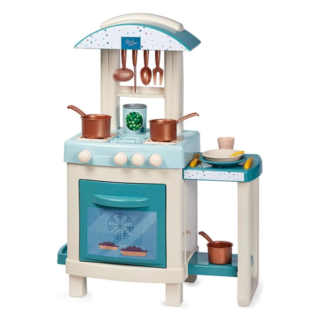 Cocina Gourmet Ecoiffier 1681 - Compacta y Equipada - Ideal para Niños