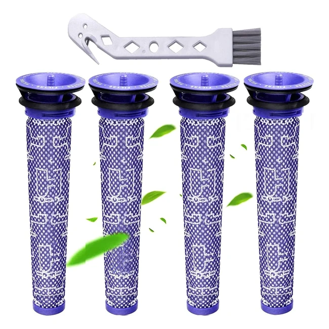 Filter für Dyson waschbarer Ersatz-Vorfilter für Dyson DC58 DC59 DC61 DC62 DC74 V6 V7 V8 Staubsauger Zubehör Teile 4 Stück V6