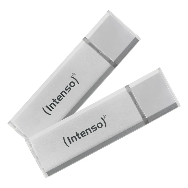 Intenso Ultra Line 2x 64GB USB-Stick 32 Gen 1x1 Silber - Schnelle Übertragungsraten