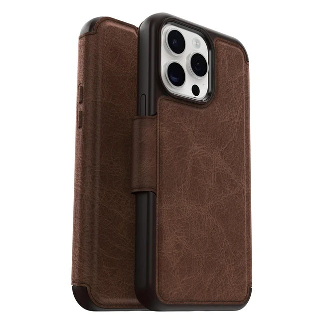 Funda Otterbox iPhone 15 Pro Max Strada Magsafe Anti-Golpes Piel Militar