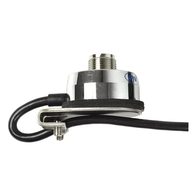 Staffa di montaggio per antenna CB PNI T941 - Cavo RG58 5m incluso - Nero