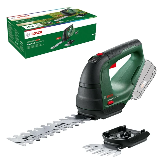 Cisaille Gazon Bosch AdvancedShear 18V10 - Coupe 85m/charge - Arbustes en Boîte
