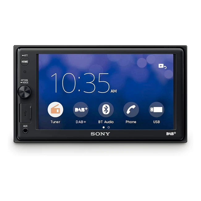 Sony XAV-AX1005DB Sintomonitor 2DIN DAB/DAB+ Display 64'' Apple CarPlay Controllo Vocale Bluetooth Microfono Esterno 4x55W USB iPhone/iPod