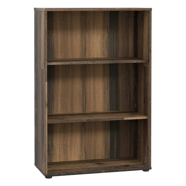 Vintage Regal Forte Tempra 2 Böden aus Verbundholz Altholz Dekor 737 x 1111 x 348 cm