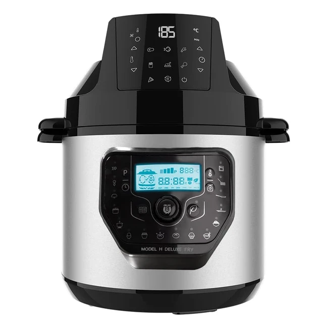 Cecotec Pot Programmable Friteuse d'Air Balance GM H Deluxe Fry Robot Cuisine Multifonction 6L Ref:1234 Cuisine Rapide Recettes