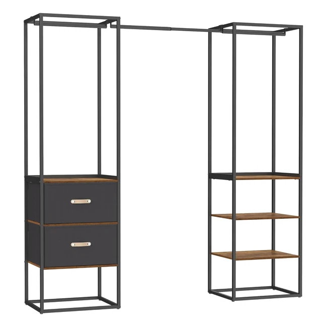 Songmics Kleiderständer Offener Kleiderschrank Garderobenständer RGR003B01