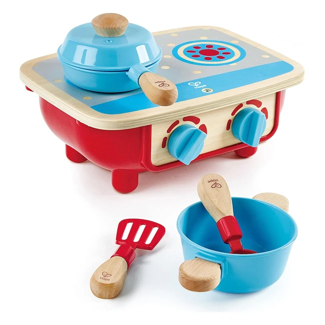 Ensemble Cuisine Hape E3170 pour Enfants - Rangement Inclus - Jouet Educatif
