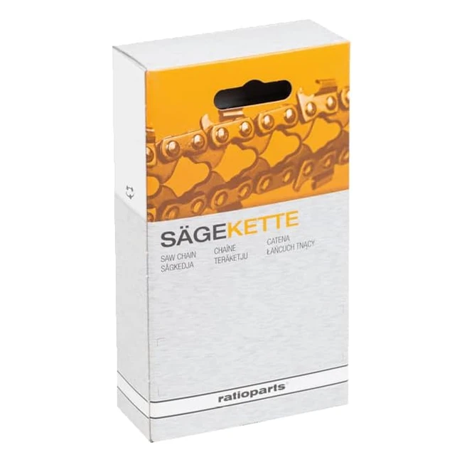ratio parts 903252 Kette 38 Zoll 52 Antriebsglieder Klinge Schwarz 14 x 35 x 85 cm