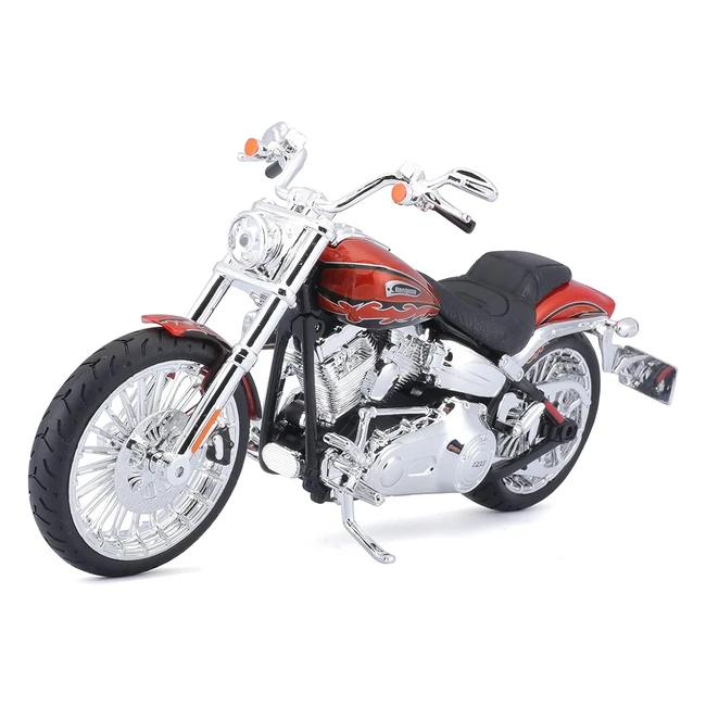 Maisto 32327 Moto Miniature CVO Breakout 14 Echelle 1/12 Noir/Rouge - Fidele Reproduction