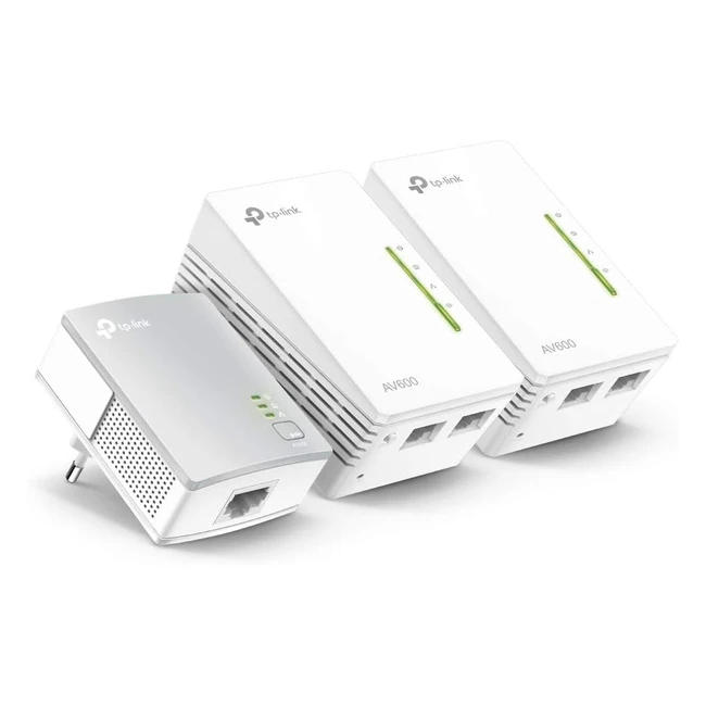 tplink tlwpa4220tkit WLAN Powerline Adapter WiFi Repeater 500Mbps 2Port 3er Set