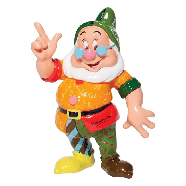 Figura Enanito Sabio Blancanieves Disney Britto Enesco #1234 Hand-Painted