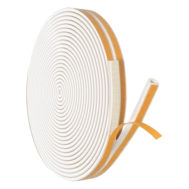 Burlete ventana Diker blanco6m - Sellado espuma aislante puerta exterior