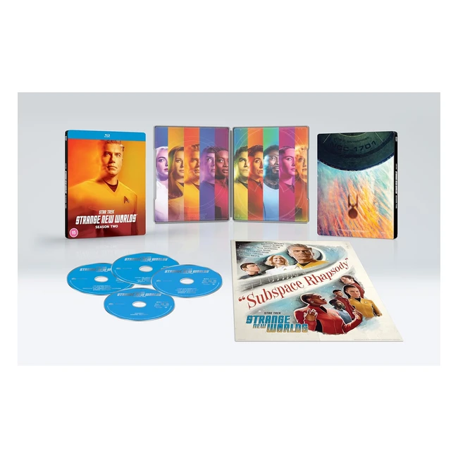 Star Trek Strange New Worlds Season 2 Steelbook Blu-ray Region ABC - Limited Edition