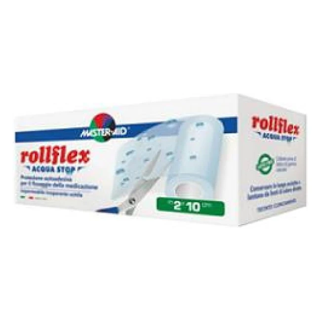 Master Aid Rollflex Acquastop 2m x 10cm - Collante Hot Melt - Adesivo Termofusibile