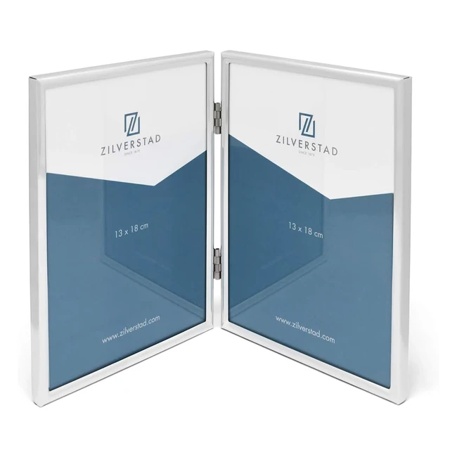 Cornice Foto Doppia Zilverstad 6999052 Argento Lucido - Sweet Memory