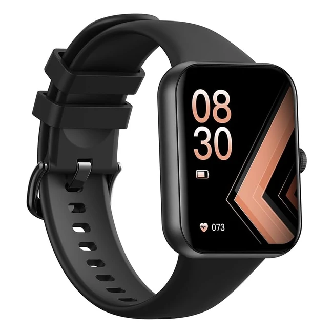 Sportliche Smartwatch MyPhone Watch CL Schwarz - Großer Akku - Wasserdicht