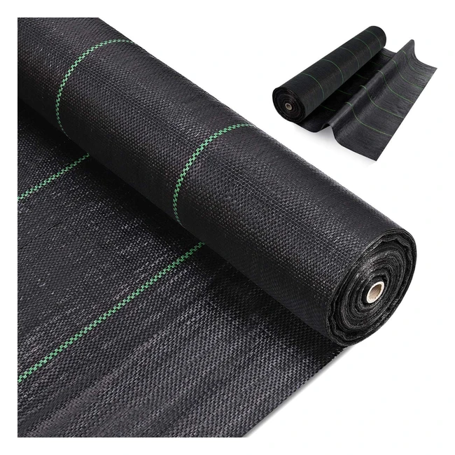 Telo Pacciamatura Anti Erbacce 3m x 10m - Resistente UV 90gm - Giardino e Orto