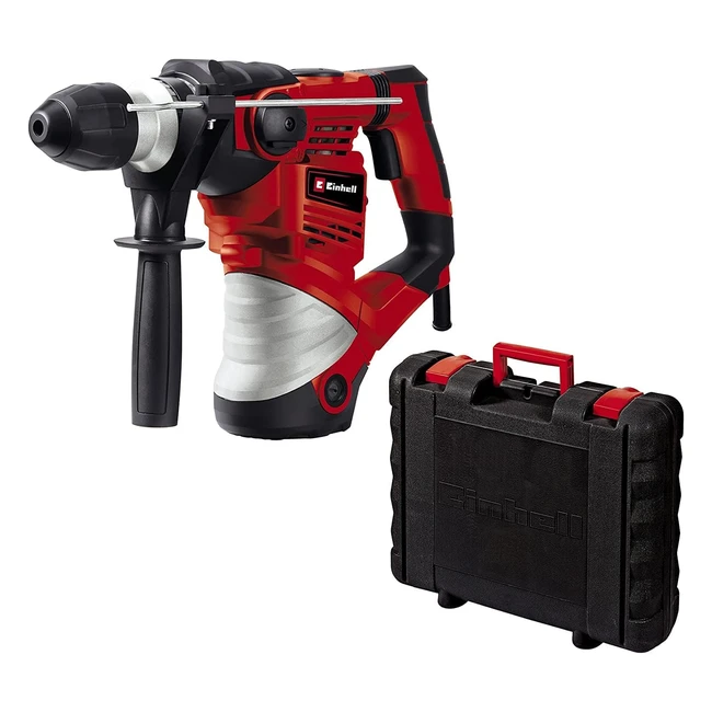 Einhell TCRH 1600 W Schlagbohrmaschine 4in1 Hammerbohrer 1600 W Schlagzahl 3900min Schlagkraft 4 J SDS-Plus Schlagstopp im Koffer