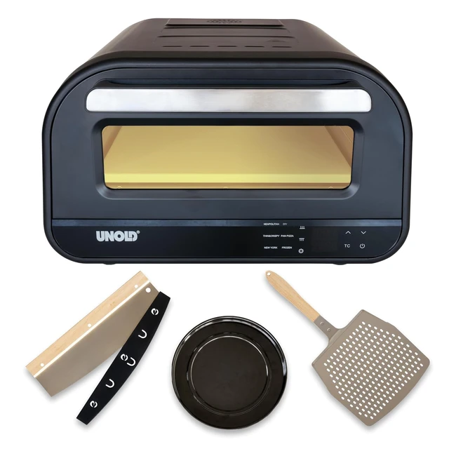 Unold Electric Pizza Oven Don Luigi 68815 - 32cm Pizza Stone 1700W LCD Display