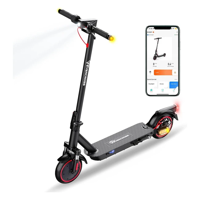 Evercross EV85F Patinete Electrico Adultos 85 Scooter Plegable Motor 350W Bateria 78Ah