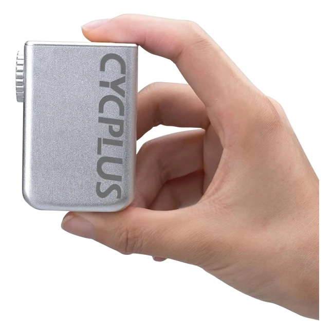 Cycplus Tiny Cube Fahrradpumpe Tragbar Ultra Klein 100 PSI Elektrische Fahrradpumpe Typ C Wiederaufladbar mit 300 mAh Batterie Mini Pumpe