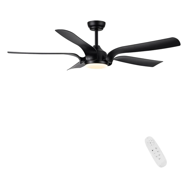 Ventilador de Techo Silencioso CJOY 142cm LED Regulable DC 6 Velocidades