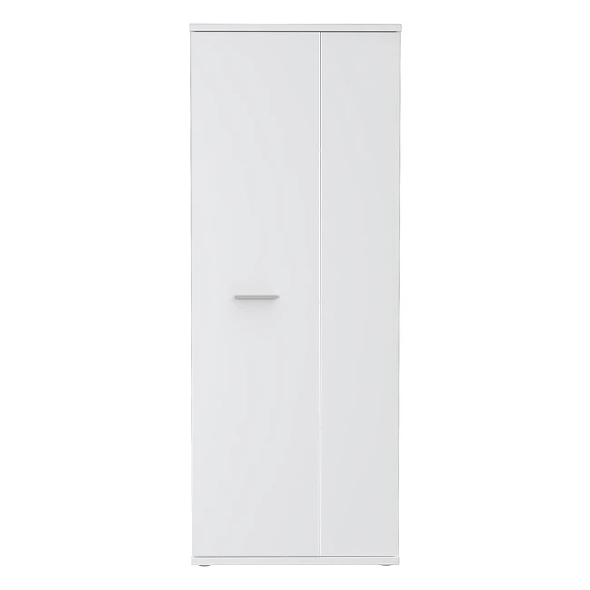 Forte NET106 Mehrzweckschrank | Weiß | 6890 x 3479 x 1791 cm | Stauraum & Design