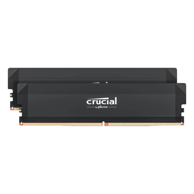Kit RAM Crucial Pro DDR5 32Go 6000MHz CL36 Intel XMP 3.0 AMD - CP2K16G60C36U5B
