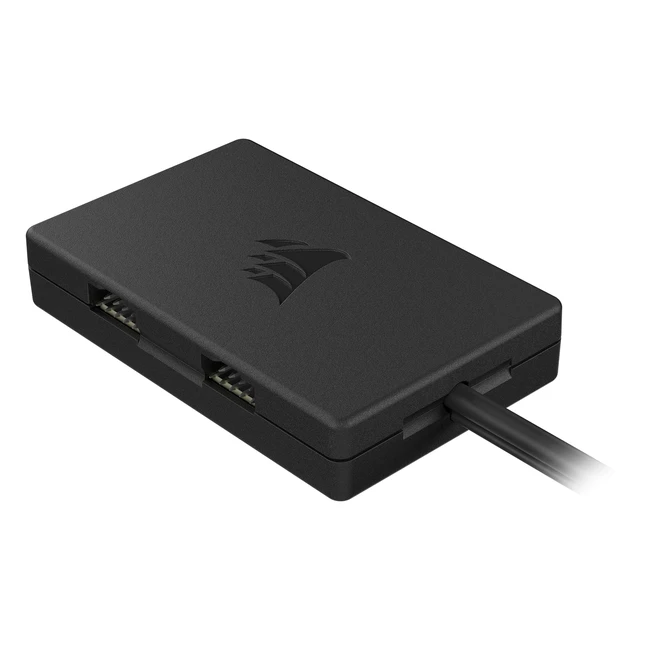 Corsair USB 2.0 Hub Interne 4 Ports - Installation Facile - Noir