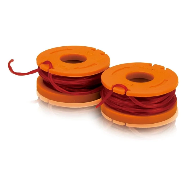 WORX WA00041 Rasentrimmer Faden 20V | Langlebige Ersatzfaden Spulen | Verbesserte Schneidgeschwindigkeit