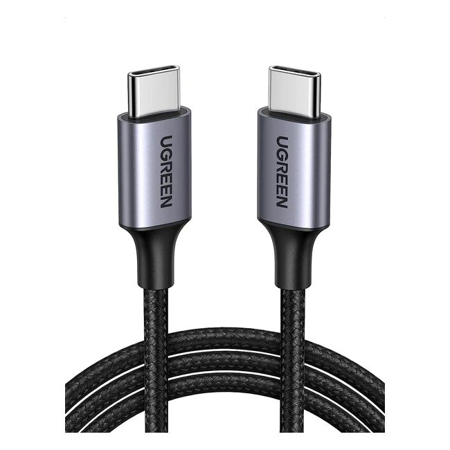 UGREEN USB C to USB C Charger Cable 60W Fast Charge Type C Data Lead - iPhone 15 Pro Max Galaxy S24 S23 Ultra Pixel 7 Huawei P60 Macbook Pro M3