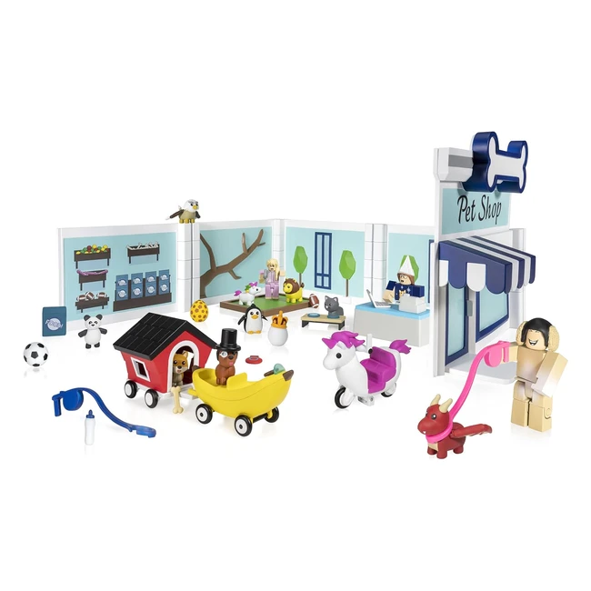 RogDeluxe Playset Adopt Me PetToy Partner ROG0177 - Juego Exclusivo con 3 Personajes y Accesorios