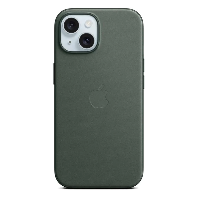 Funda Trenzada Fina con Magsafe para iPhone 15 - Verde Perenne