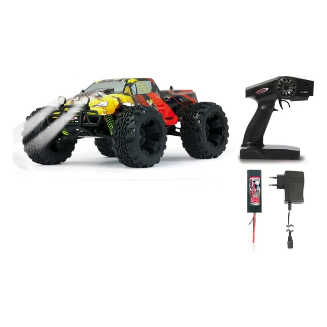 Jamara 503854 Tiger Monstertruck 4WD 1:10 LiPo 2.4GHz LED Allrad Elektroantrieb