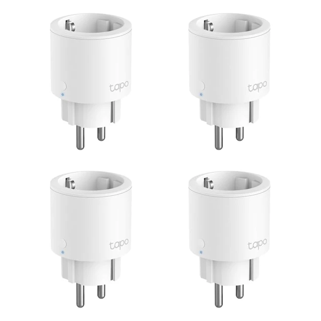 Tapo Nano Smart Wifi Steckdose P115 - Energieverbrauchskontrolle - Smart Home - Alexa - Fernzugriff - Packung mit 4