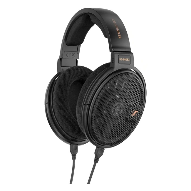 Cuffie Stereo Sennheiser HD 660S2 - Bassi Profondi - Sistema Magnetico Ventilato - Nero