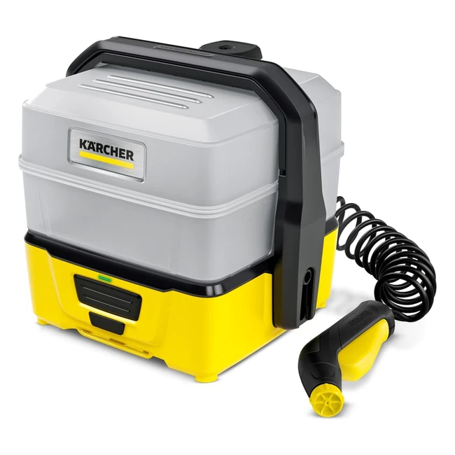 Kärcher Mobile Outdoor Cleaner OC 3 Plus - 7L Wassertank - Lithium-Ionen Akku - Spiralschlauch - Gertefilter