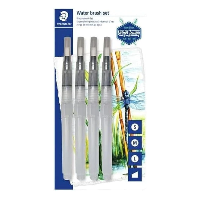 Pennelli Acquerello Staedtler 949 Design Journey - Blister 4 - Serbatoio Acqua