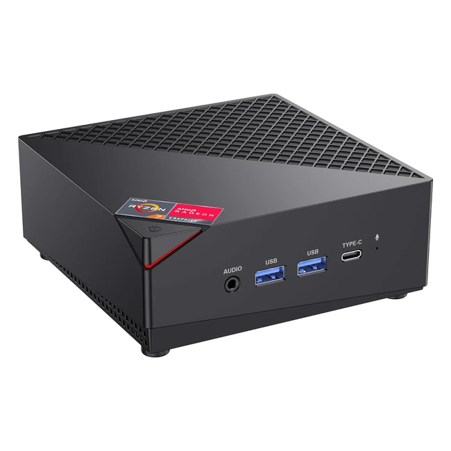 Acemagician AM06PRO Mini PC AMD Ryzen 7 5700U Up to 4.3 GHz 32GB RAM DDR4 512GB M.2 NVMe SSD Triple Display 4K Type-C Dual Ethernet WiFi 6 BT52 Mini Gaming PC