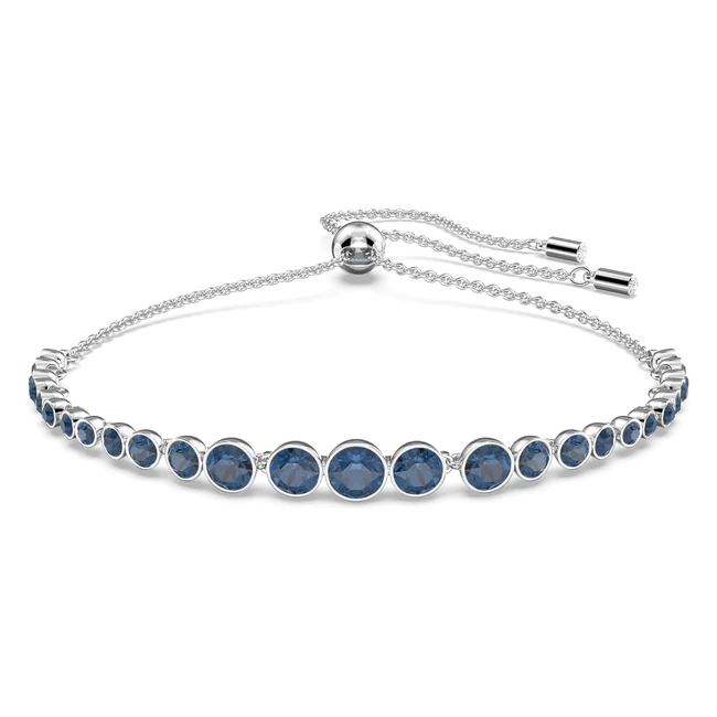 Bracelet Swarovski Emily - Cristaux Bleus - Réf. 123456 - Livraison Gratuite