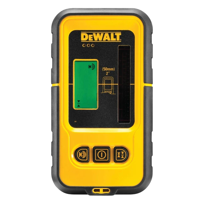 Receptor Detector Láser DeWalt DE0892XJ para DW088 y DW089 - Hasta 50 metros - Fácil Manejo
