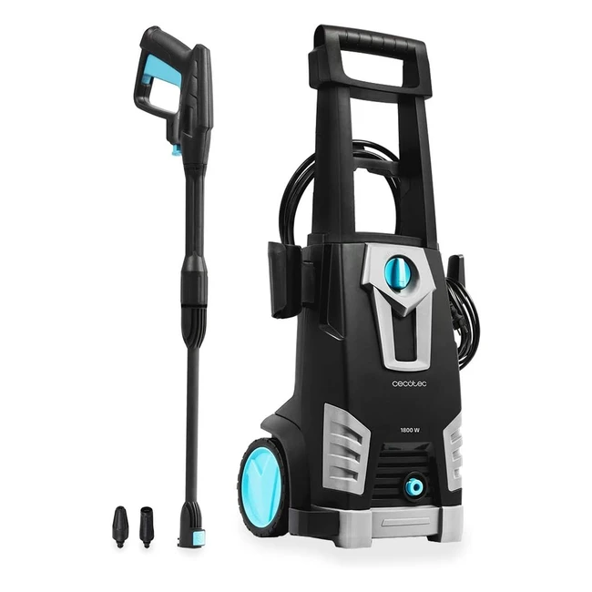Cecotec Hidroboost Hochdruckreiniger tragbar Aluminium Pumpe Lanze Sprühdüse Reinigungsset 05403